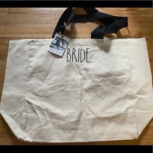 NWT Rae Dunn bride tote bag
